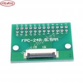 FFC / FPC soldered 0.5mm/1mm pitch connector adapter board 24P