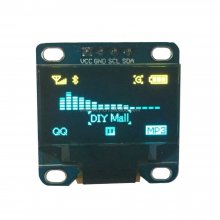 VGSS 0.96" inch IIC/I2C Communication 12864 OLED Blue Yellow Dual Color LCD Module 4pin