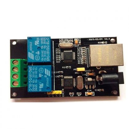 2-way relay network relay remote control smart home Ethernet IP relay normally open contact