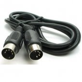 1.5M MIDI DIN 5 Pin Male Audio Cable MIDI Interface Jack Connector