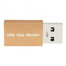 Gold USB Data Blocker Supports Charging Up To 12V/3A For Android IOS Windows Blackberry System Protect Data Security Support Dropship