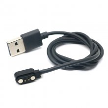 DC Magnetic USB Charging Cable Male Female PogoPin Connector Power Solution 2P Magnets Contact Pad PCB Solder 2.5MM Pitch