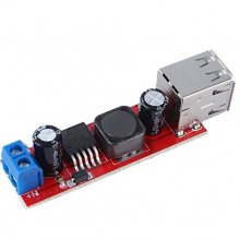 DC 6V-40V To 5V 3A Double USB Charge DC-DC Step-down Converter Module