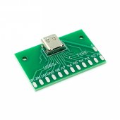 TYPE-C Female Head Test Board USB 3.1 Connector adapter board with PCB board 24P base to measure current conduction