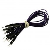 CAB_M-M 10pcs/set 30cm Male/Male Dupont Cable Purple For Breadboard