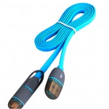Micro & Lighting 2 in 1 USB Cable Sync Data USB Charging