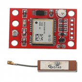 GPS Module Board 9600 Baud Rate With Antenna For Arduino
