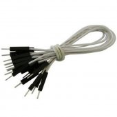 CAB_M-M 10pcs/set 25cm Male/Male Dupont Cable White For Breadboard