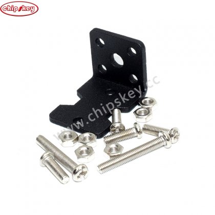 TT DC Geared Motor Bracket Holder Mount For Smart Car Robot Parts ( Bracket and Screws only)