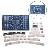 Rotating Flashing LED Components SMT LQFP44 Soldering Practice Board Electronic Circuit Training Suite DIY Kit