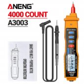 ANENG A3003 Digital Multimeter Pen Type Meter 4000 Counts with Non Contact AC/DC Voltage Resistance Capacitance Hz Tester Tool