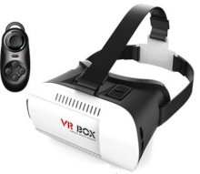 Head Mount Plastic VR BOX Version VR Virtual Reality Glasses Rift Google Cardboard 3D Movie for 3.5" - 6.0" Smart Phone