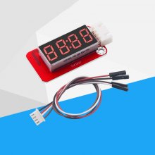 TM1637 4-digit digital tube display module, four-digit 0.36 inch common anode With XH2.54 3P Socket