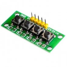 Independent button module 4-bit independent button module