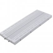 174X66 840 Points White Rectangular PCB Prototype Solderless Breadboard