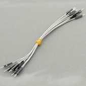 CAB_M-M 10pcs/set 15cm Male/Male Dupont Cable Grey For Breadboard
