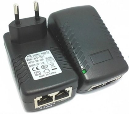 PoE Power Injector Input 100V~240V DC, 0.5A Output 48V AC/0.4A