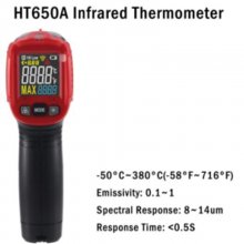 Infrared Thermometer Non Contact Tester HABOTEST HT650A -50 to 380 Degree Detector Laser Meter Hand Tool