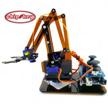 4DOF Robot Arm (components) ch340 uno+ Acrylic arm frame+SG90+Potentiometer Control Board