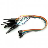 10pins Test Clip Cable 30CM Length Black