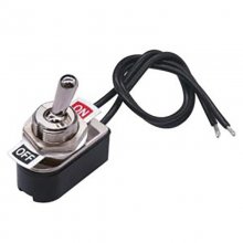 AC250V 3A On/Off Prewired Standard Toggle Switch With Wire Cable KNS-1 SPST Contacts Switch Electrical Equipment