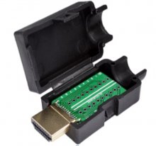 HDMI Breakout Terminals Board Welding module With Black Plastic Cover