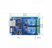 XH-M218 dual relay timer switch module with computer client software USB interface host computer