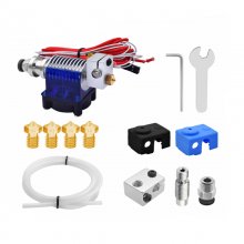 J-Head Hotend 3D printer extruder with one cooling fan for 1.75mm 12V 3d v6 Bowden Filament Wade 0.2mm/0.3mm/0.4mm nozzle.