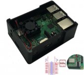 Raspberry PI 3 B+ Big Aluminum Hestsink Case + Fan With Heatsink