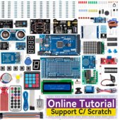 The Most Complete Electrnoics Starter Kit Compatible with Arduino Mega 2560 R3 Mega328 Nano, 73 Tutorials Included