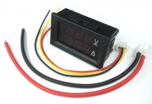 DC 100V 10A Voltmeter Ammeter Blue+Red LED Amp Dual Digital Volt Meter