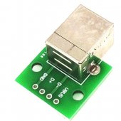 USB to DIP adapter board female head straight B-type interface