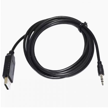 1.8M D-SUB 9-PIN DB9 RS232 TO TRS MINI 2.5MM AUDIO JACK AJ PLUG ADAPTER APC UPS 940-0299A CONSOLE DEBUG CABLE FOR APC AP9630 AP9631