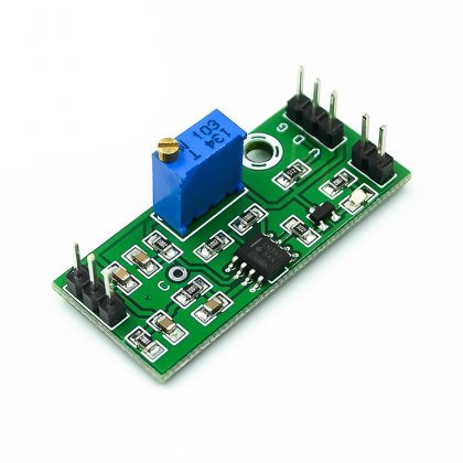 LM393 voltage comparator module/adjustable precision signal/waveform shaping high-level dual output LED indicator
