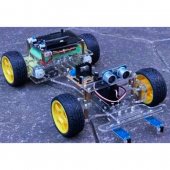 DIY Robot Car Chassis , Only the Chassis+Motor+ Wheel+Servo , Without others Components