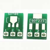 SOT89 to DIP SOT223 to DIP adapter board 1.5mm pitch pin pitch patch universal board
