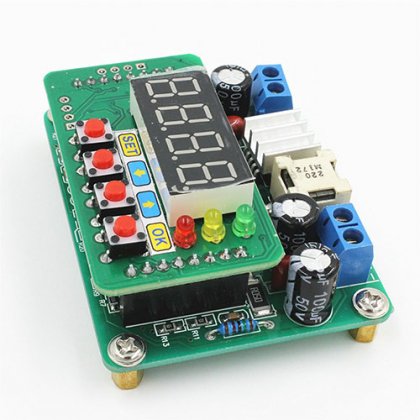 B3603 LM2596S 4 Digital DC-DC Constant Voltage Current Step-Down Module 6V-40V to 0-36V 0-3A