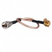 FME Male Inside to MCX-J Male inside 15CM RG316 Cable