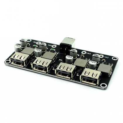 4 Channel DC Buck Module 12V24V to QC3.0 Single USB Mobile Charging Board