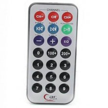 Infrared remote control with battery