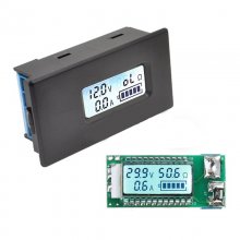 18650 lithium ion battery tester capacity voltage and current tester with case