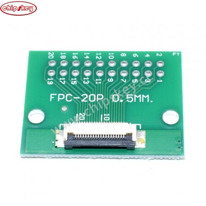 FFC / FPC soldered 0.5mm/1mm pitch connector adapter board 20P