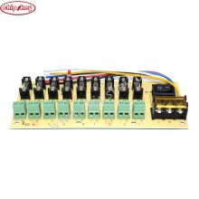 12V 24V DC power distribution 9-way PCB board terminal block for switching power supply electricity current wiring LED switch