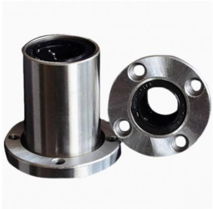 Linear circular flange sliding bearing plating LMF12UU