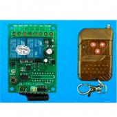 Green 12V 2-Channels Relay Remote Module