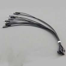 CAB_F-M 10pcs/set 25cm Female/Male Dupont Cable Black For Breadboard