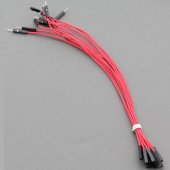 CAB_F-M 10pcs/set 25cm Female/Male Dupont Cable Red For Breadboard