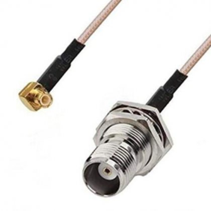 MCX-J Male in side to TNC Female inside 15CM RG316 Cable