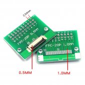 FFC / FPC soldered 0.5mm/1mm pitch connector adapter board 20P