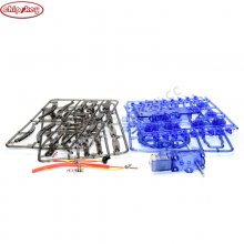 puzzle assembling electric crawling spider robot